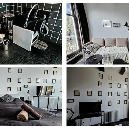 Joyjoyjoy The Black Beauty Ecolicious In A Canal House With French Balcony With View On The Canals