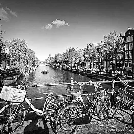 Joyjoyjoy The Black Beauty Ecolicious In A Canal House With French Balcony With View On The Canals Amsterdam