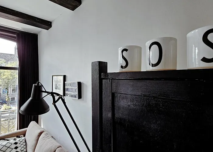 Joyjoyjoy The Black Beauty Ecolicious In A Canal House With French Balcony With View On The Canals